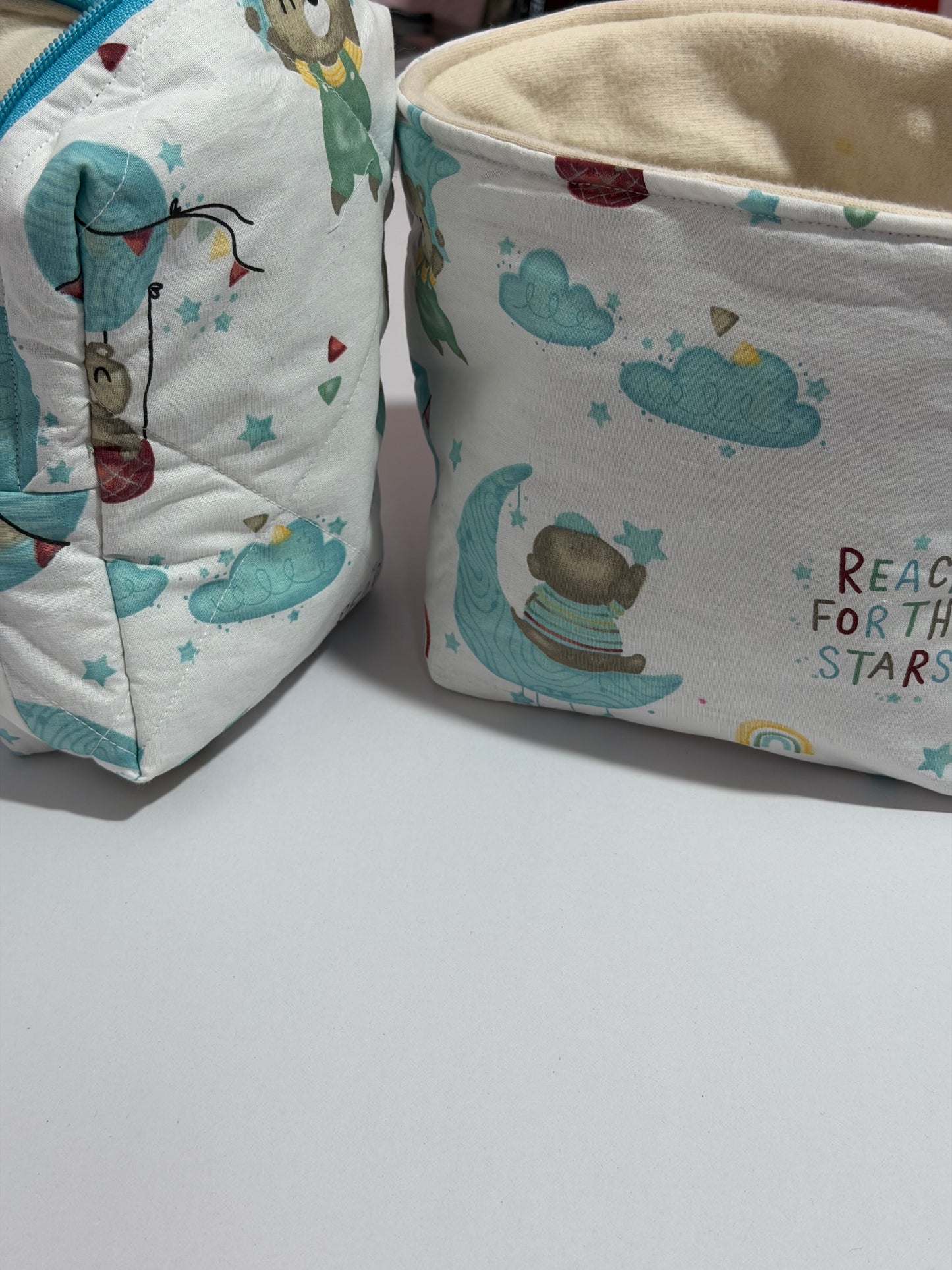 Reach High - Σετ τσαντακι πανας & καλαθι αποθήκευσης