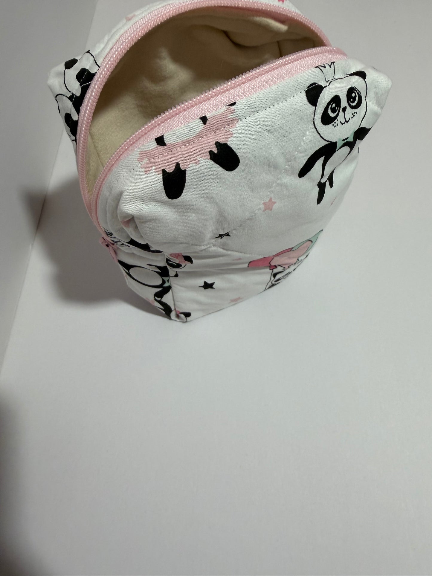 Little Panda - Σετ τσαντάκι πάνας & καλάθι αποθήκευσης